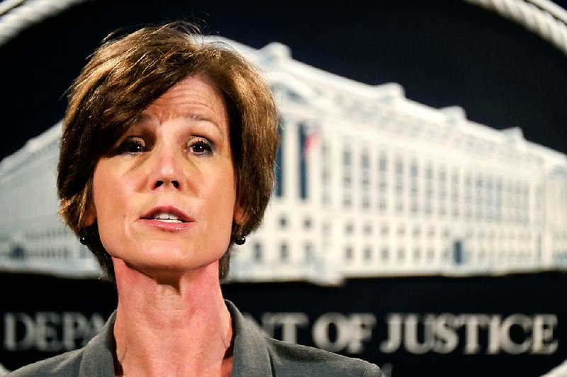 U.S. Deputy Attorney General Sally Yates said Tuesday in Washington that “this is by no means the last step” in the Volkswagen case. 