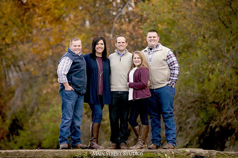 Photo submitted by Main Street Studios Judson, Julie, Jason, Jensen and Jackson Kelly are a Siloam Springs family. Julie is althetic assistant for Siloam Springs School District.