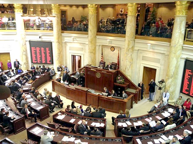 The Arkansas Legislature met in the state capitol in Little Rock.