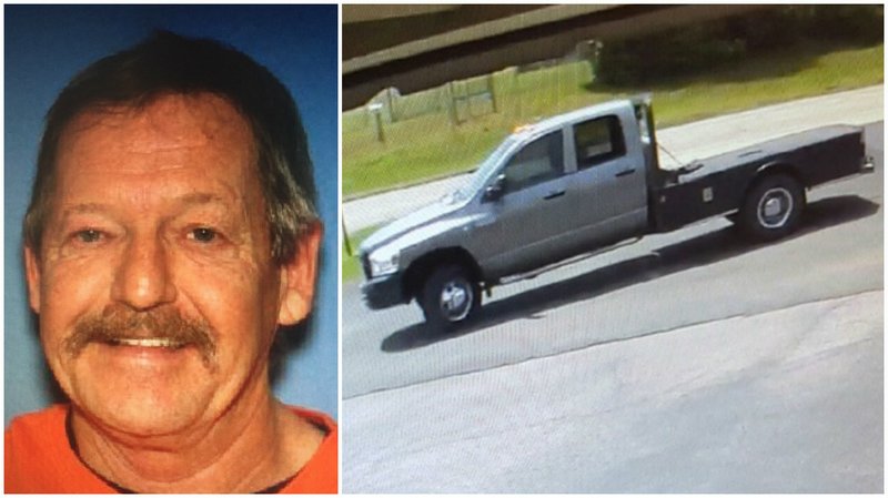 David Hammonds, 58, could be traveling in a gray or silver 2009 Dodge 1-ton flatbed truck, according to the Heber Springs Police Department.