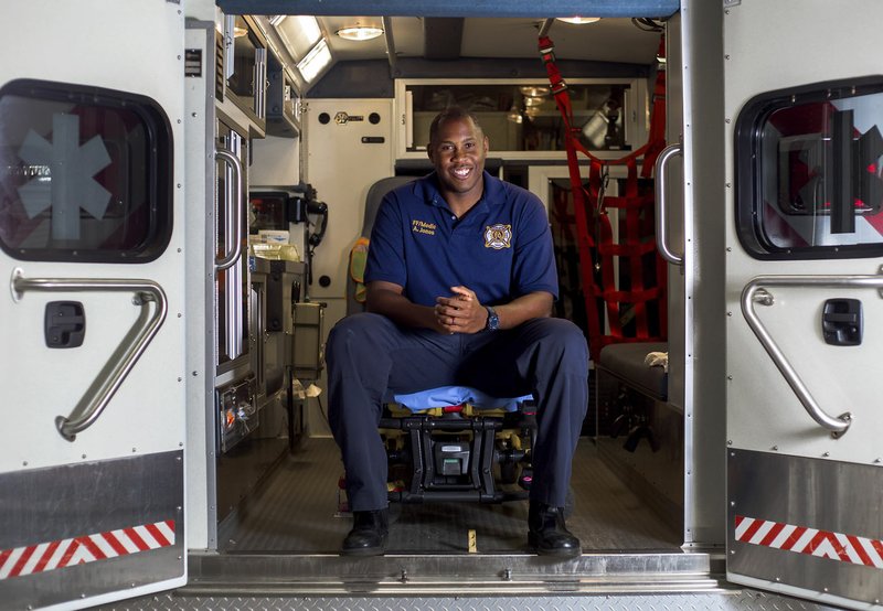 Rogers firefighter Al Jones was awarded the Valor Award, the highest honor given by the Rogers Fire Department.