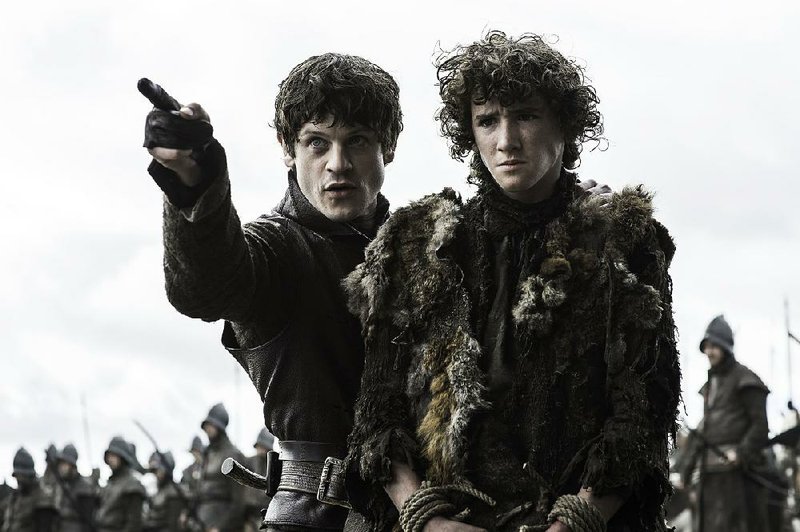 Ramsay Bolton (Iwan Rheon, left) toys with doomed Rickon Stark (Art Parkinson) in the Season 6 penultimate episode of Game of Thrones. Bolton, my vote for TV’s No. 1 villain, got what was coming to him when karma came back around and bit him.
