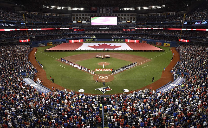 O Canada at the Toronto Blue Jays Home Opener! 