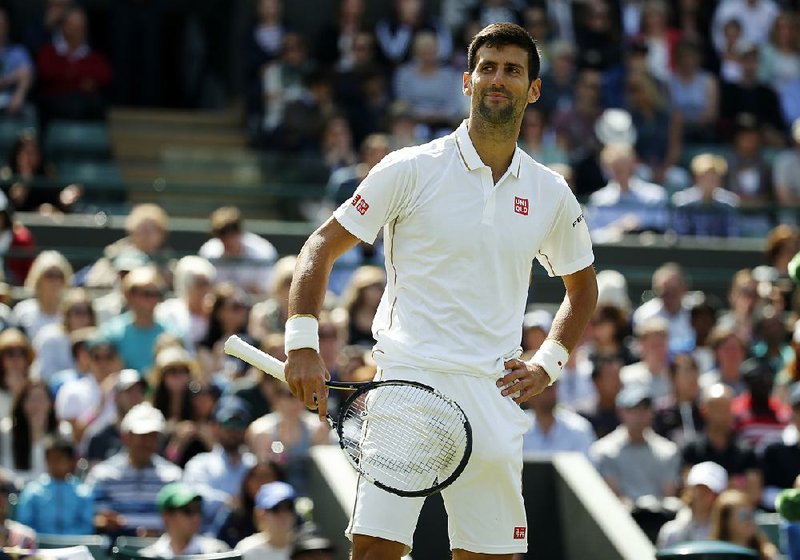 Top-ranked Novak Djokovic won’t get a chance to win his fi fth consecutive Grand Slam title after he was upset 7-6 (6), 6-1, 3-6, 7-6 (5) by Sam Querrey in the third round of Wimbledon on Saturday.