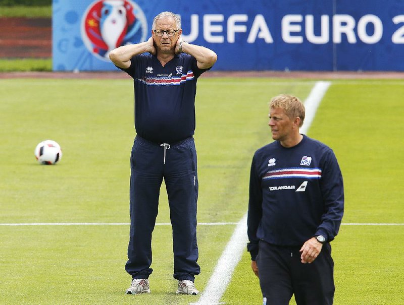 Iceland Coach Lars Lagerbaeck and his team will face France in the quarterfinals of the 2016 European Championships today. 
