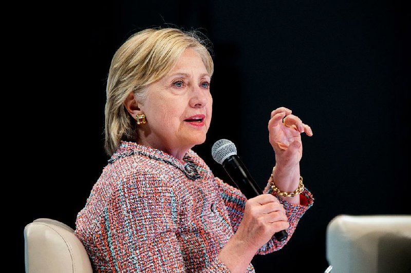 Democratic presidential candidate Hillary Clinton speaks at a Digital Content Creators Town Hall at the Neuehouse Hollywood in Los Angeles, Tuesday, June 28, 2016. 