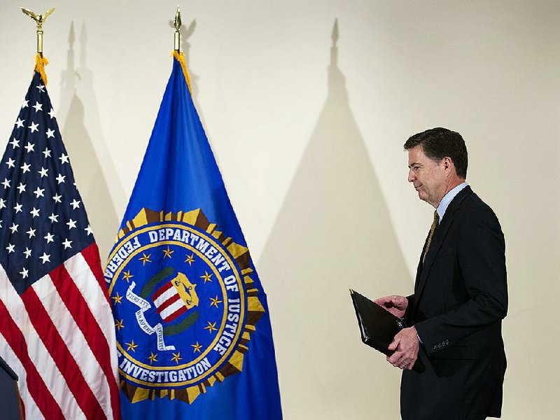 FBI Director James Comey prepares to announce his findings Wednesday, just three days after agents interviewed Hillary Clinton about her use of private email servers while secretary of state. 