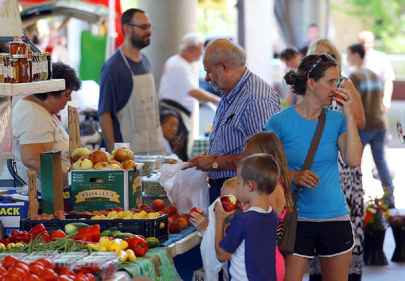 The River Market celebrates its 20th anniversary Saturday with entertainment, and of course, the Little Rock Farmers Market. 