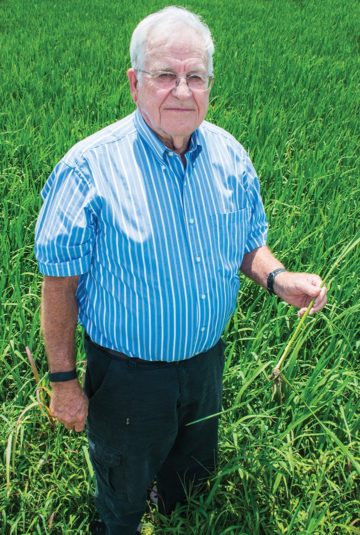 Bobby A. Huey was the first rice specialist with the University of Arkansas Division of Agriculture. Huey, 81, retired in 1990 and was inducted into the Arkansas Farm Bureau Agriculture Hall of Fame this year.