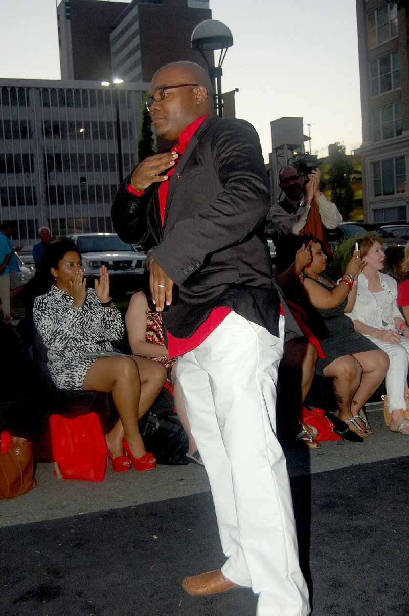 Little Rock Fashion Week founder Brandon Campbell appears in 2015 during the finale of the showing of his iME line during Little Rock Fashion Week 7’s Big Night. Little Rock Fashion Week 8 events will take place July 20-23. 