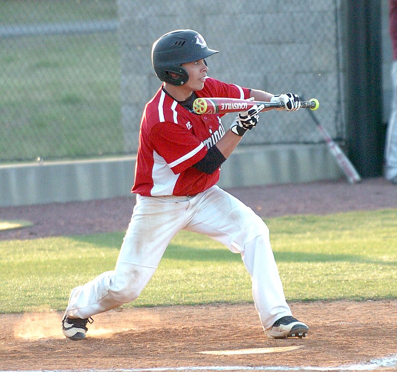 MIKE CAPSHAW ENTERPRISE-LEADER Blake Madewell, a senior shortstop, earned All-Conference honors this season after moving to Farmington from Texas last fall.