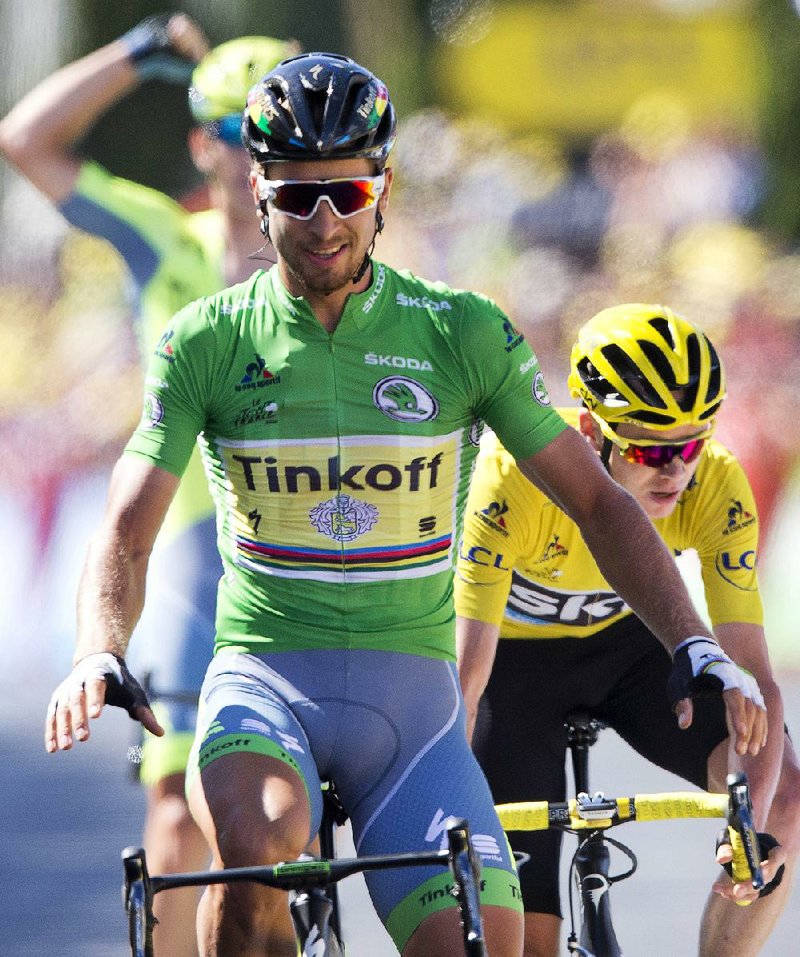 Sagan takes stage ahead of Froome in breakaway