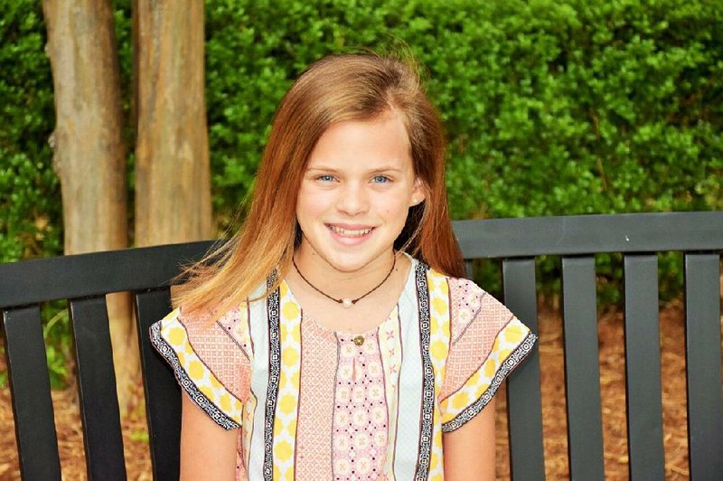 Lily Radtke, 12, of Little Rock 