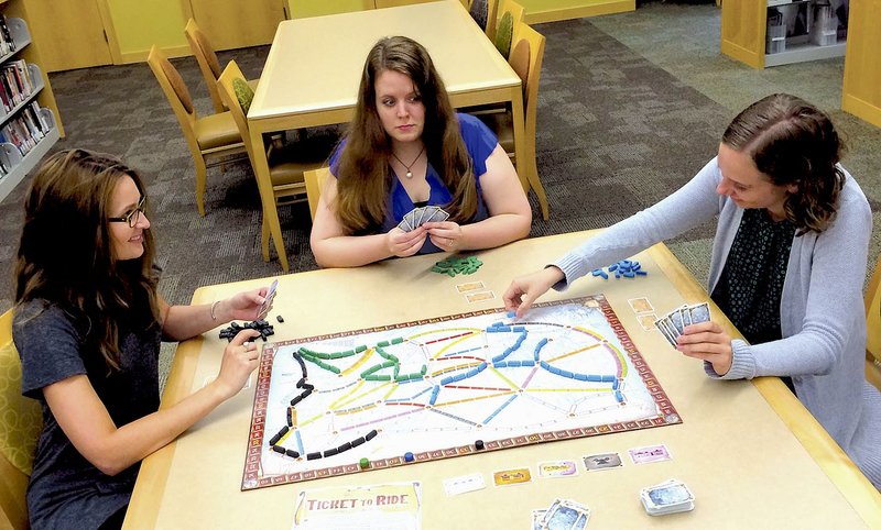 Board game check outs are now available at Bentonville Public Library. The library also offers TableToppers, a designated time for game enthusiasts to meet up and play together.