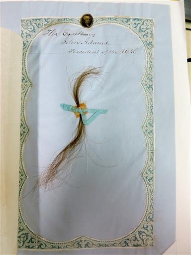 PHOTO: Museum puts early presidents' hair on display PHOTO: Museum puts early presidents' hair on display