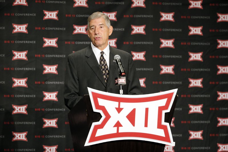 The Associated Press GROWTH SPURT: Big 12 commissioner Bob Bowlsby discusses league expansion during media-day activities in Dallas, saying the 11-team conference wants to "move forward." After losing three members, the Big 12 added TCU and West Virginia in 2012.