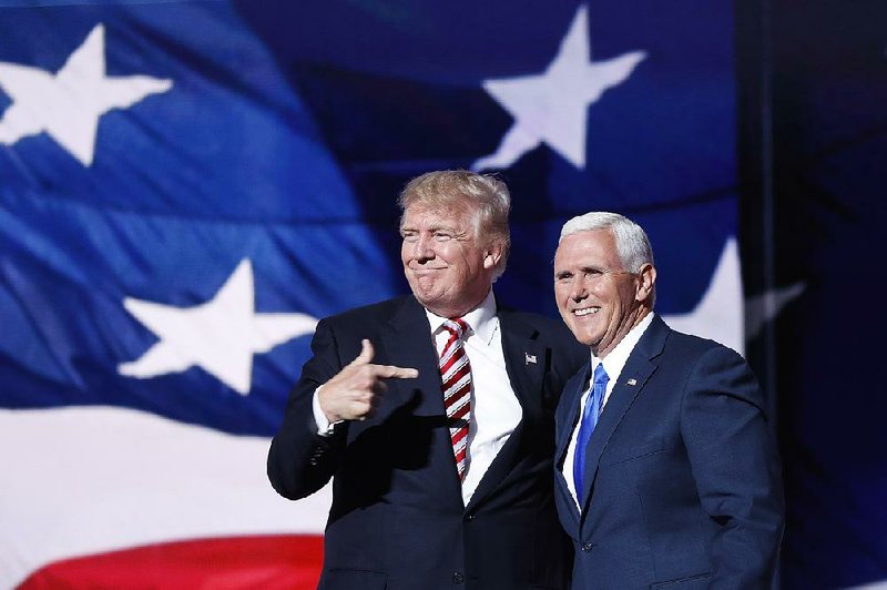 Donald Trump takes the stage Wednesday night in Cleveland after Mike Pence addressed the Republican National Convention and accepted the nomination as Trump’s running mate.