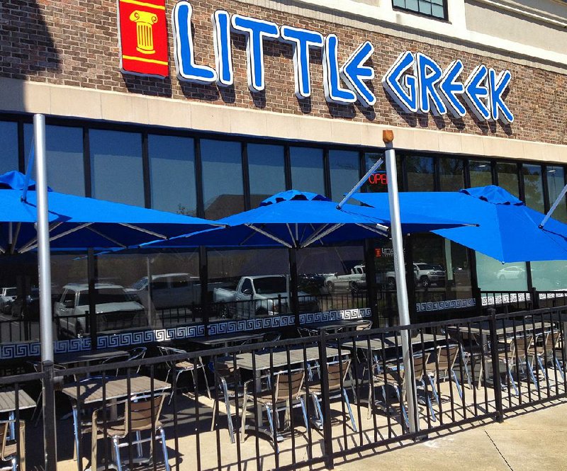 Little Greek Fresh Grill, in the Pleasant Ridge Town Center, 11525 Cantrell Road, Little Rock, is marking its anniversary this week with discounted pita sandwiches and, on Sunday, free cake, baklava and spinach-pie samples.