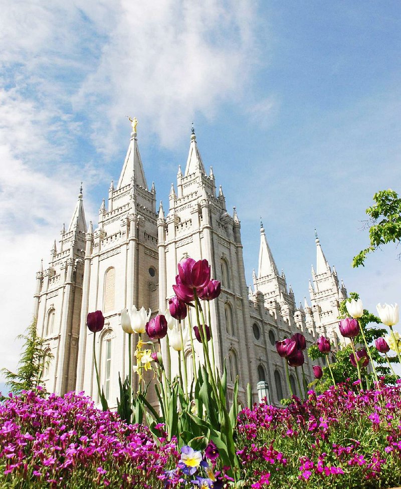 The Salt Lake Temple, which took 40 years to build, is the largest Latter-day Saints temple in the world. Only members in good standing are allowed inside.
