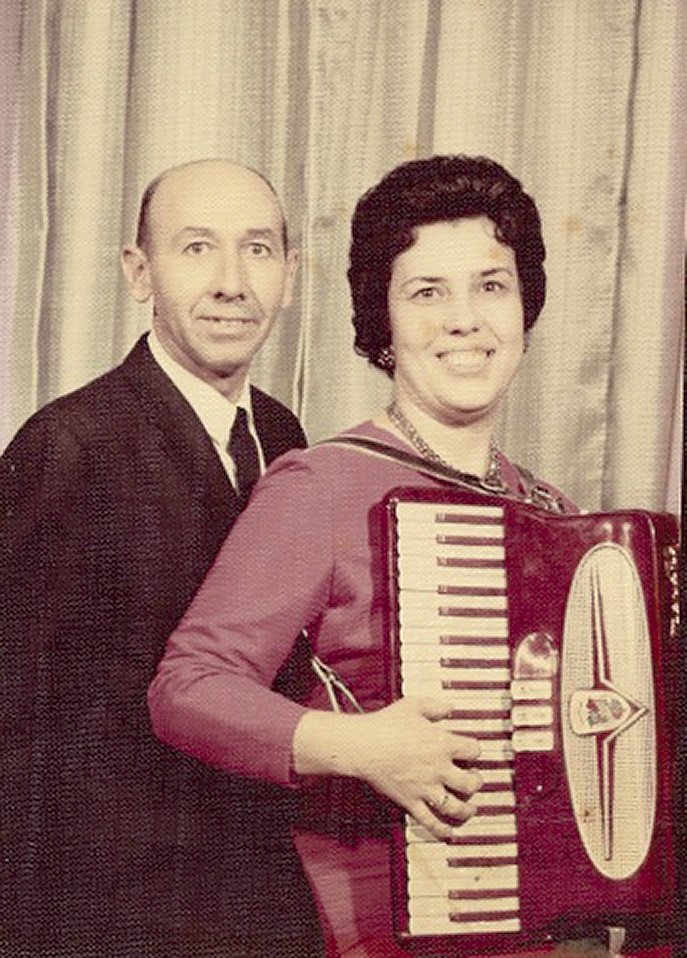 Courtesy photo The Depews got their start in ministry by serving as evangelists in tent revival-style services, said their son Roland Depew. Ethel provided music for her husband&#8217;s services throughout their ministry, and she carried an accordion with her in those early days.