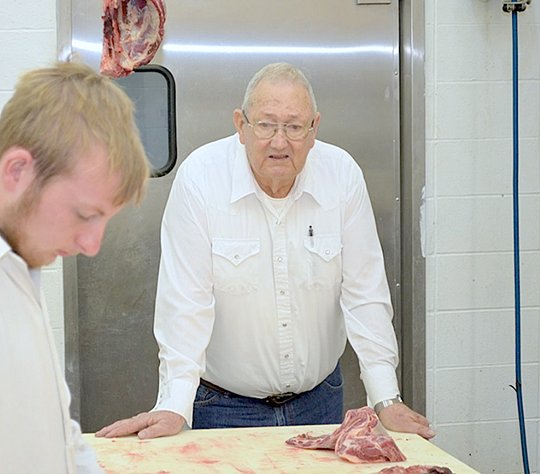 Submitted photo FFA legacy: Former Centerpoint High School FFA advisor Troy Buck launched the school's meat production program. Buck recently retired after 55 years in agricultural education.