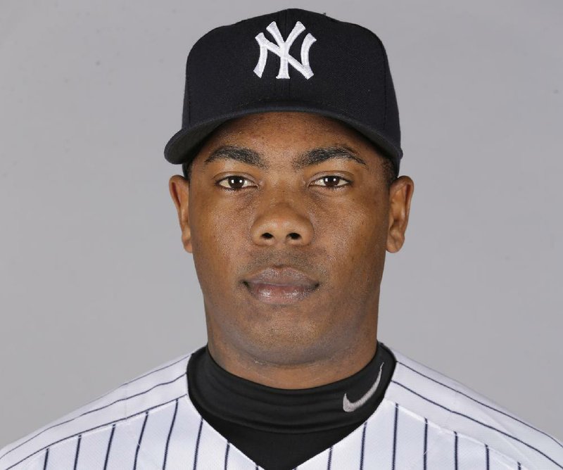 FILE - This is a 2016 file photo showing Aroldis Chapman 