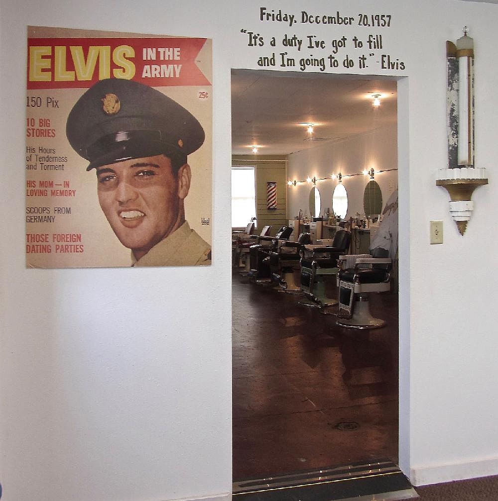 Elvis' haircut shear history at Chaffee museum | The Arkansas
