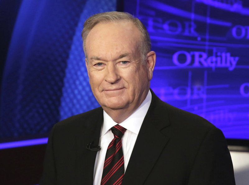 FILE - In this Oct. 1, 2015 file photo, Bill O'Reilly of the Fox News Channel program "The O'Reilly Factor," poses for photos in New York. O'Reilly responded on his show Tuesday, July 26, 2016, to first lady Michelle Obama's remarks during her speech at the Democratic National Convention Monday that she wakes up "every morning in a house that was built by slaves." O'Reilly said the slaves who helped build the White House "were well-fed and had decent lodgings provided by the government." (AP Photo/Richard Drew, File)
