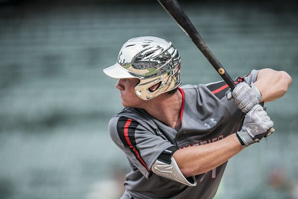 Cole Turney bats during the 2016 Under Armour All-American Game on Saturday, July 23, 2016, in Chicago. 