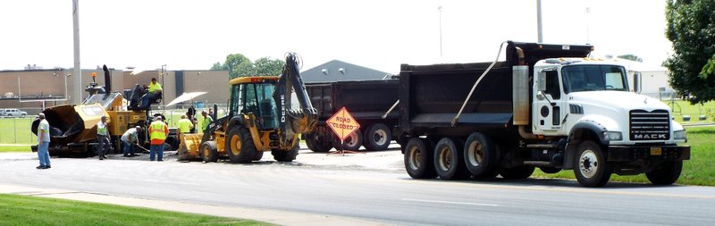 A project to repave SWEPCO Road in Gentry is currently underway, causing temporary road closings. Workers were busy Thursday (July 28, 2016) at the corner of SWEPCO Road and Pioneer Lane.