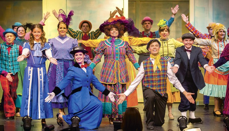 Mary Poppins rehearsal on Monday, July 25, 2016, at Arkansas Public Theatre in Rogers.
