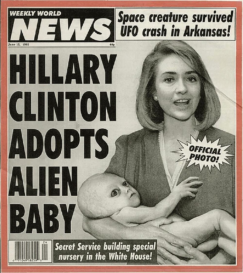 Hillary Clinton has always had a soft spot for society’s abandoned and outcast, including alien babies. Fayetteville-born Otus the Head Cat’s award-winning column of humorous fabrication appears every Saturday.