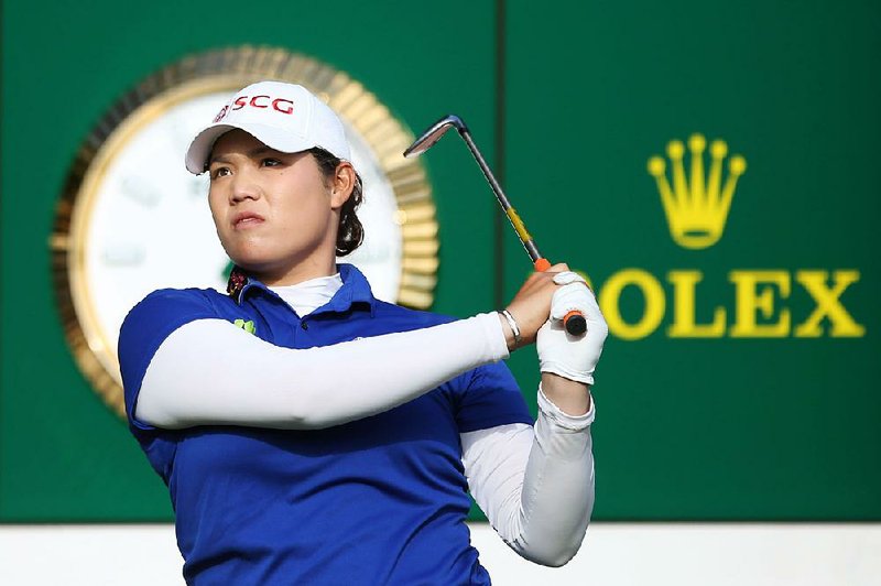 Thailand’s Ariya Jutanugarn shot a 6-under-par 66 to take a twostroke lead Saturday after the third round of the Women’s British Open at Woburn Golf Club in Woburn, England. Jutanugarn, 20, held the third-round lead at the LPGA Tour’s first major in April, but bogeyed the final three holes to hand the victory to Lydia Ko. 