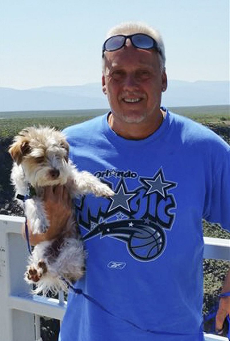 Randy Bilyeu poses for a photo in June 2015 during a visit to northern New Mexico in this picture provided by his ex-wife Linda Bilyeu.