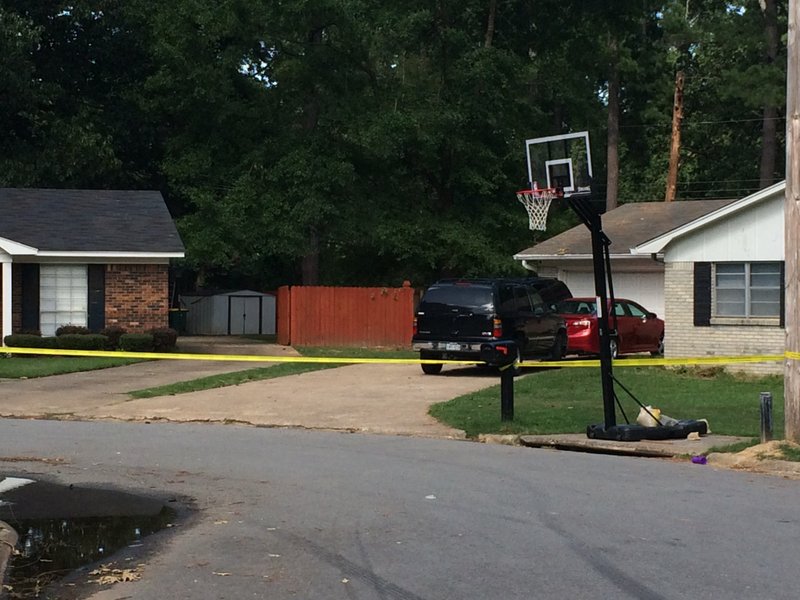 Little Rock police said a man playing basketball in the south part of the city was injured in a drive-by shooting Tuesday, Aug. 2, 2016. 
