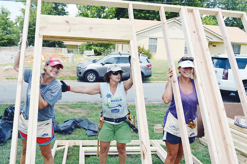 Volunteers help construct Habitat home | The Arkansas Democrat-Gazette ...