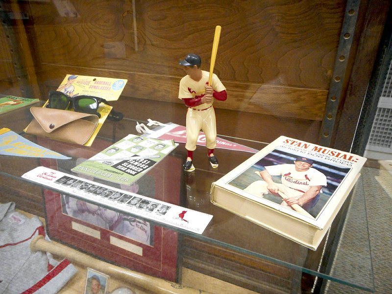 Steve Morrow has been collecting baseball memorabilia since he was a child. Some of his collection is currently on show at the Bella Vista Historical Museum.