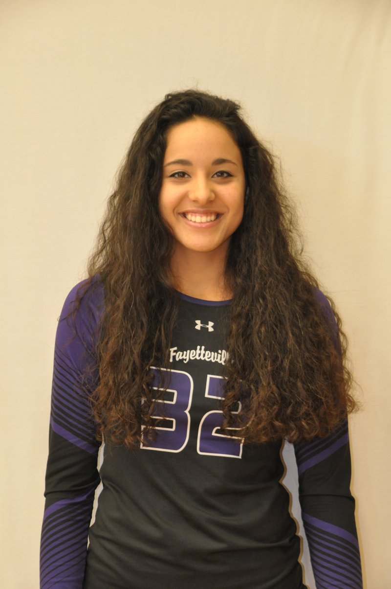 Haley Warner, Fayetteville volleyball player