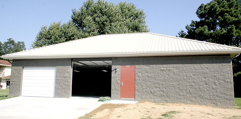 LYNN KUTTER ENTERPRISE-LEADER Farmington Police Department has a new storage building with two bays for maintaining police vehicles. It is located behind City Hall.