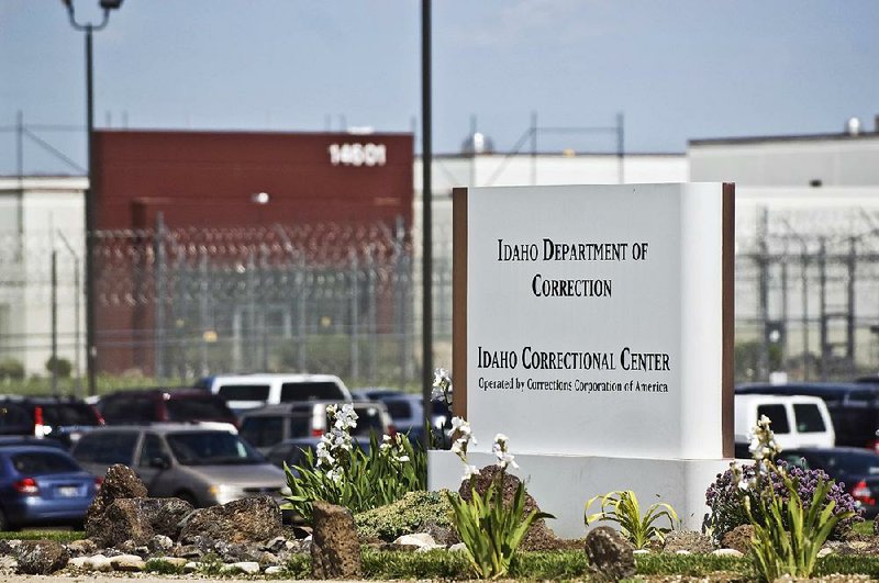 The Idaho Correctional Center is south of Boise and is operated by Corrections Corp. of America.