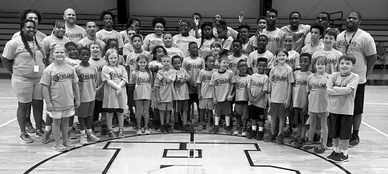 Submitted photo Hot Springs High School hosted a basketball camp for young student athletes during the summer break.