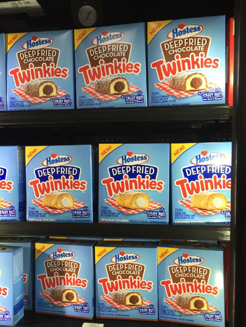 Hostess Deep Fried Twinkies are on sale in the freezer section of Wal-Mart stores.
