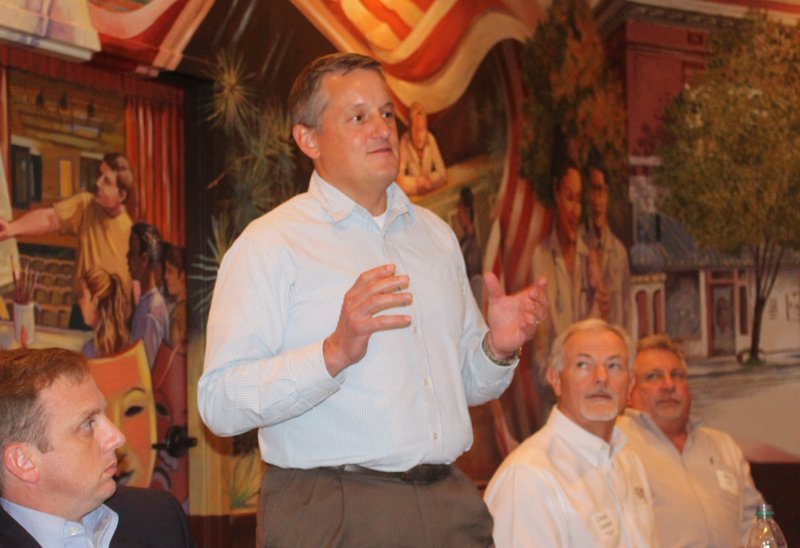 Westerman: The Union County Water Conservation Board held a luncheon for United States Representative Bruce Westerman to meet with the Sparta Aquifer recovery stakeholders at the El Dorado Chamber of Commerce on Tuesday.