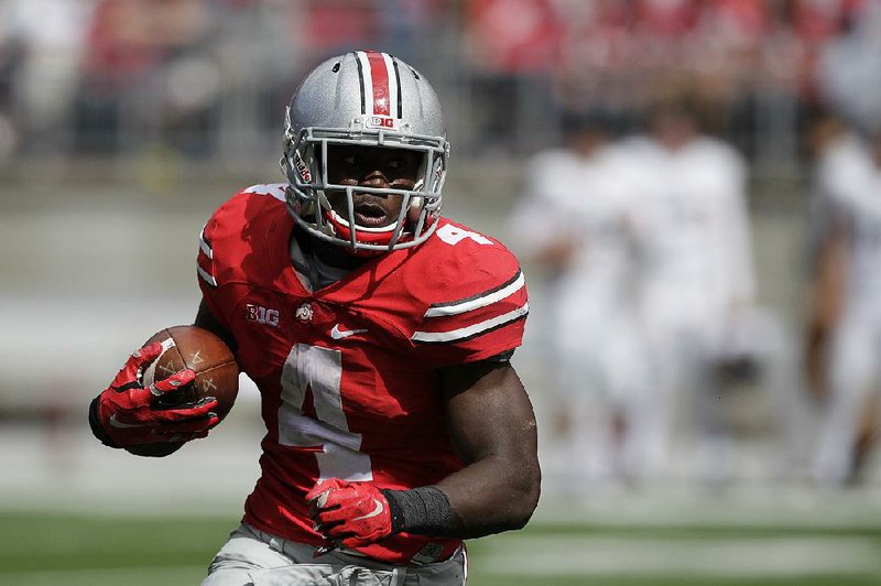 Curtis Samuel is part of a jumbled depth chart for Ohio State’s offense after the departure of several top players from last season. 