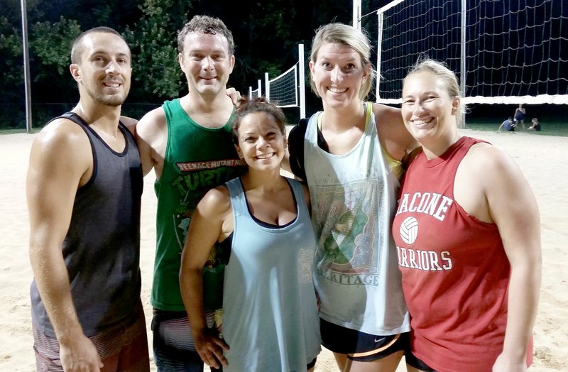 Photo submitted The team &quot;Team Ibuprofen&quot; won the Siloam Springs Parks and Recreation Co-ed Sand Volleyball Adult League and Tournament.
