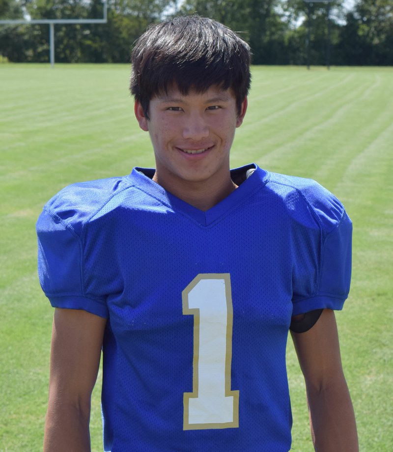 Photo by Mike Eckels Senior Leng Lee will take over the helm as quarterback for the 2016 Decatur Bulldog football season. Lee played as backup quarterback for the past two seasons and is ready to lead the Bulldogs.