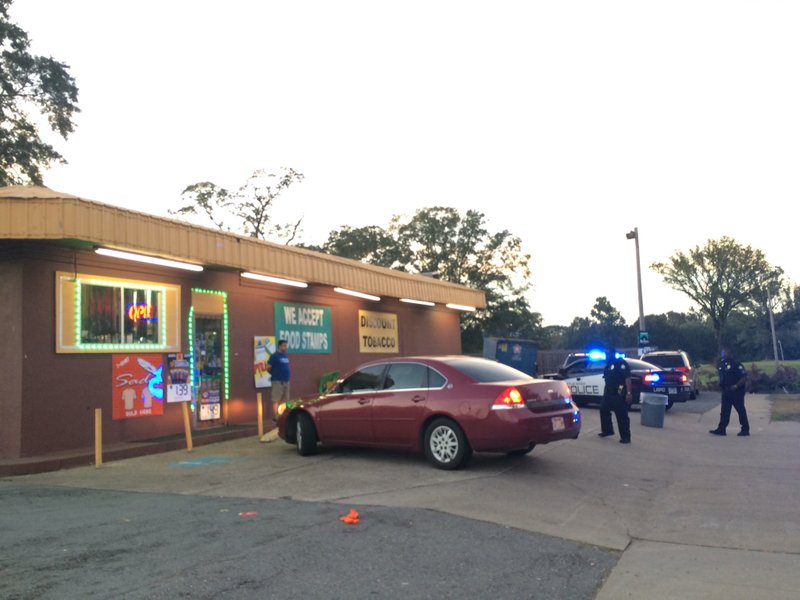 One person was shot in the parking lot of a convenience store on Mabelvale Pike in Little Rock on Tuesday evening, police said.