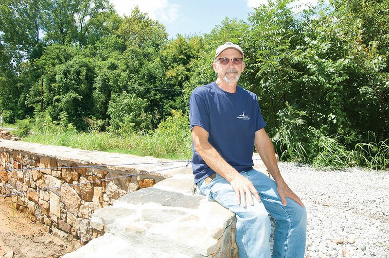 Danny Dozier, vice president of Main Street Batesville, has volunteered his time for the past year and a half to create Maxfield Park in honor of his neighbor Anne Strahl, who died in January. Strahl was a descendant of the Maxfield family, a group of merchants who made their home in Batesville in 1842, and she left behind a trust to help maintain the park.