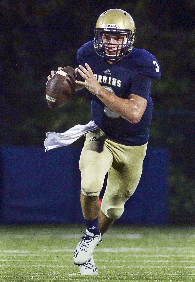 Pulaski Academy junior quarterback Layne Hatcher passed for 4,667 yards and 55 touchdowns last year. The Bruins, who enter the season ranked No. 1 in Class 5A by the Arkansas Democrat-Gazette, have won back-to-back state titles and are riding a 27-game winning streak.