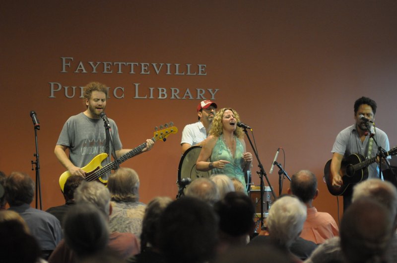 Amy Helm performs at the Roots Festival edition of Ozarks at Large, which was broadcast live from the Fayetteville Public Library.